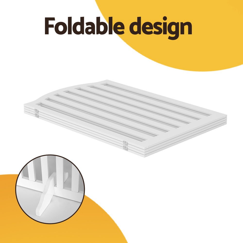 Dog Playpen Enclosure 4 Panel Pet Fence Wooden Play Pen - Pet Care > Dog Supplies - Rivercity House & Home Co. (ABN 18 642 972 209) - Affordable Modern Furniture Australia