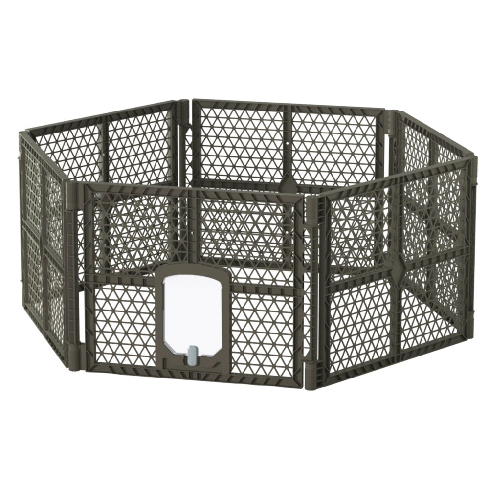 Dog Playpen Enclosure 6 Panel Pet Fence Plastic Play Pen - Pet Care > Dog Supplies > Dog Playpens & Gates - Rivercity House & Home Co. (ABN 18 642 972 209) - Affordable Modern Furniture Australia