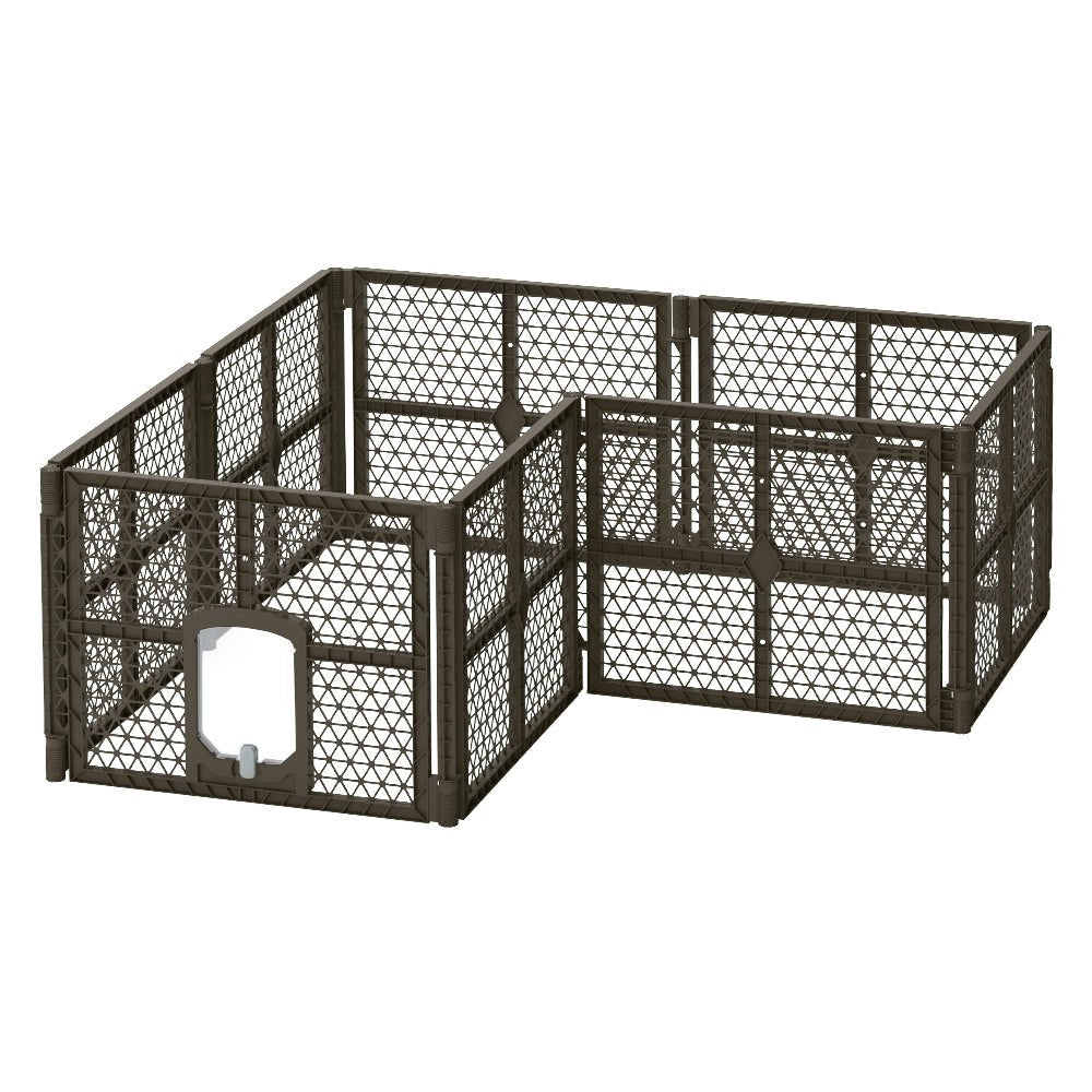 Dog Playpen Enclosure 8 Panel Pet Fence Plastic Play Pen - Pet Care > Dog Supplies > Dog Playpens & Gates - Rivercity House & Home Co. (ABN 18 642 972 209) - Affordable Modern Furniture Australia