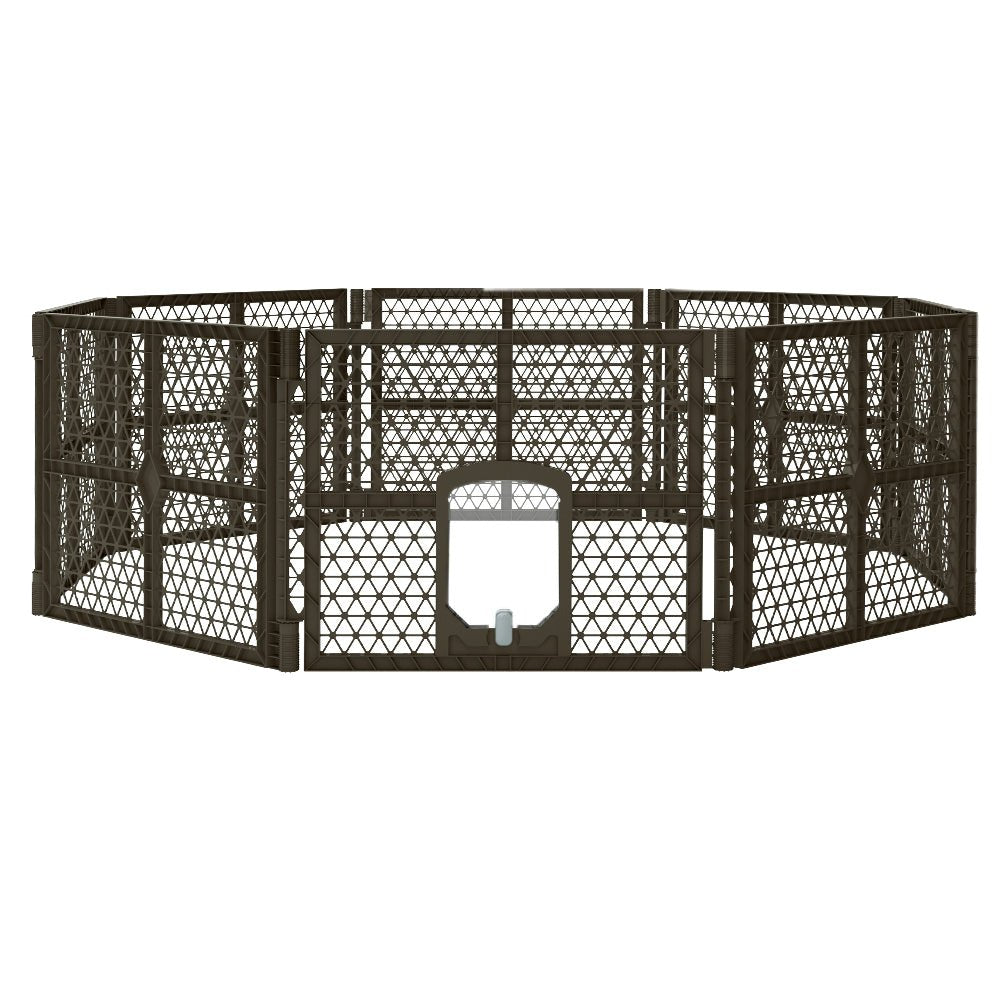 Dog Playpen Enclosure 8 Panel Pet Fence Plastic Play Pen - Pet Care > Dog Supplies > Dog Playpens & Gates - Rivercity House & Home Co. (ABN 18 642 972 209) - Affordable Modern Furniture Australia