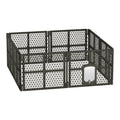 Dog Playpen Enclosure 8 Panel Pet Fence Plastic Play Pen