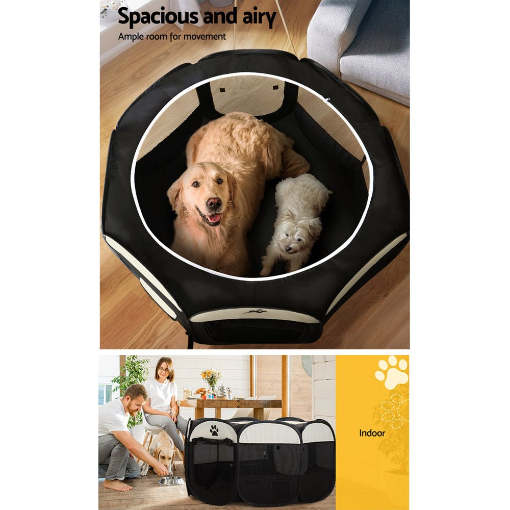 Dog Playpen Tent Pet Crate Fence 3XL Enclosure - Pet Care > Dog Supplies > Dog Playpens & Gates - Rivercity House & Home Co. (ABN 18 642 972 209) - Affordable Modern Furniture Australia