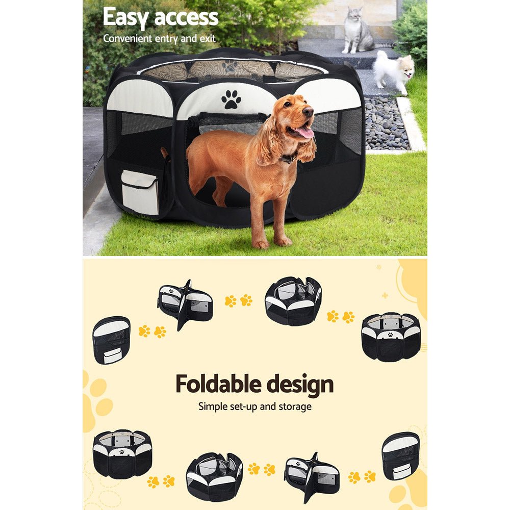 Dog Playpen Tent Pet Crate Fence XL Enclosure - Pet Care > Dog Supplies > Dog Playpens & Gates - Rivercity House & Home Co. (ABN 18 642 972 209) - Affordable Modern Furniture Australia