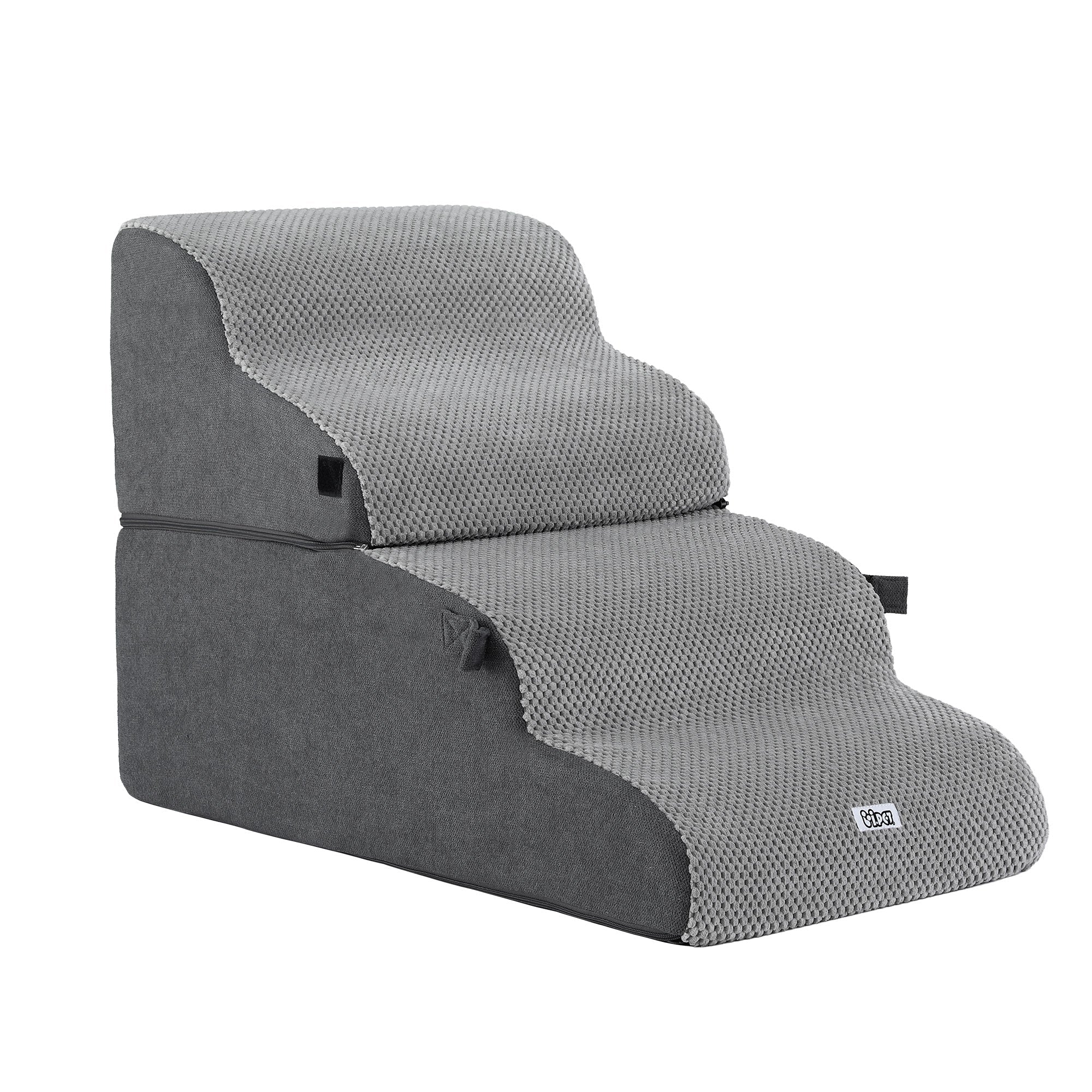 Dog Stairs and Bed 2 - in - 1 Sofa Car Foam Non - Slip Washable Pet Stairs Indoor Grey - Pet Care > Dog Supplies > Dog Steps & Ramps - Rivercity House & Home Co. (ABN 18 642 972 209) - Affordable Modern Furniture Australia