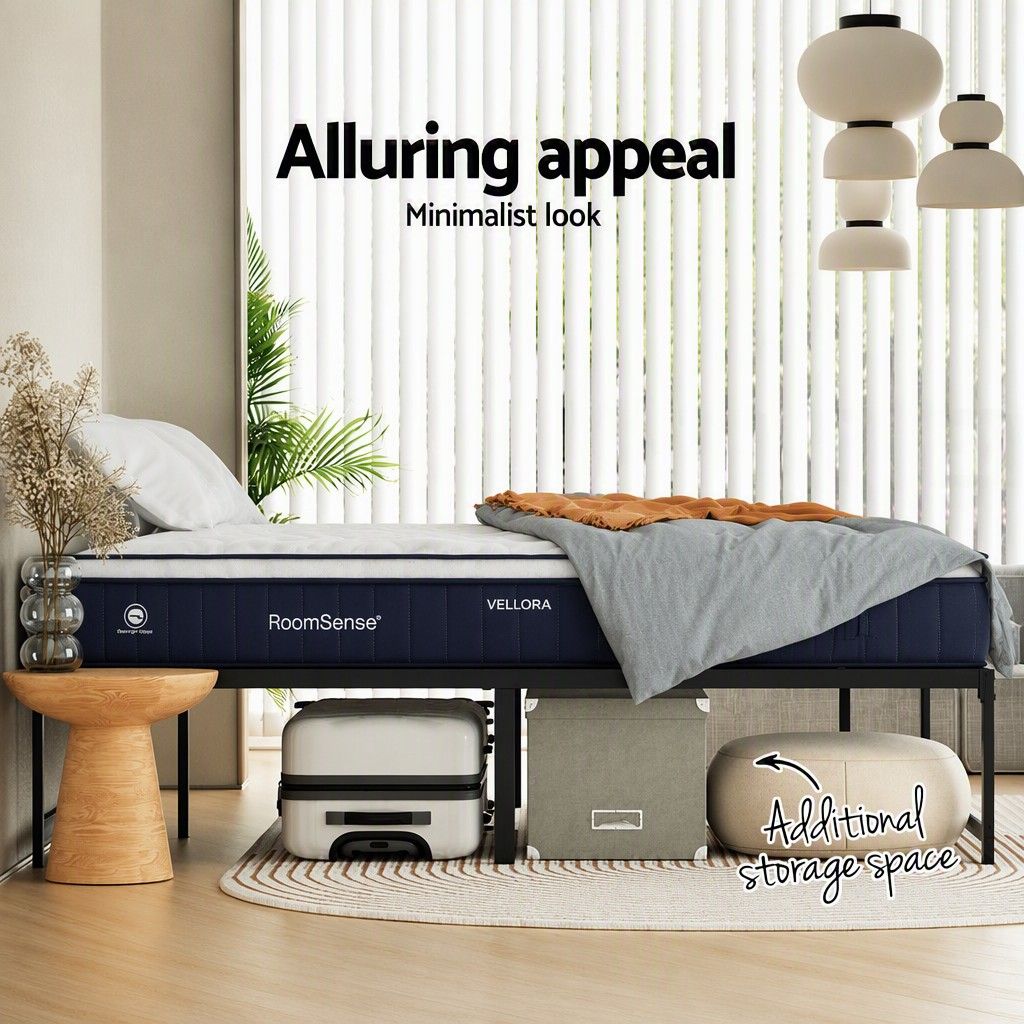 Double 30cm Latex Hybrid Mattress with Metal Bed Frame Bundle - Furniture > Bedroom > Beds & Bed Frames - Rivercity House & Home Co. (ABN 18 642 972 209) - Affordable Modern Furniture Australia