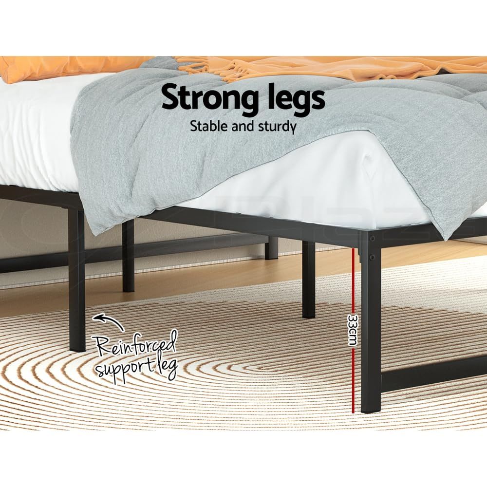 Double 30cm Latex Hybrid Mattress with Metal Bed Frame Bundle - Furniture > Bedroom > Beds & Bed Frames - Rivercity House & Home Co. (ABN 18 642 972 209) - Affordable Modern Furniture Australia
