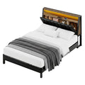 Jindara Smart LED Double Bed Frame – Black