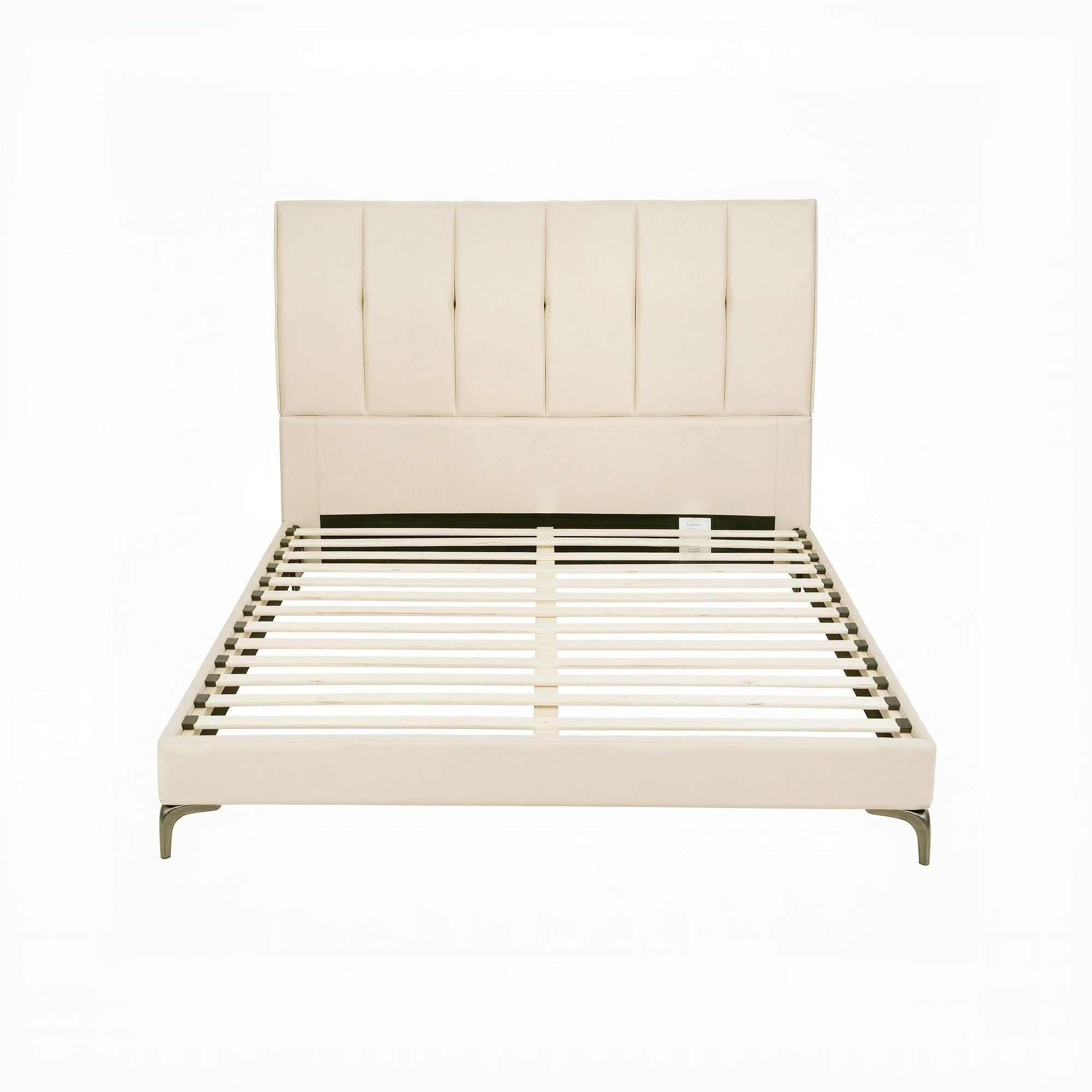 Double Bed Frame Upholstered Platform Bed with Tufted Headboard 300kg Support - Furniture > Bedroom > Beds & Bed Frames - Rivercity House & Home Co. (ABN 18 642 972 209) - Affordable Modern Furniture Australia