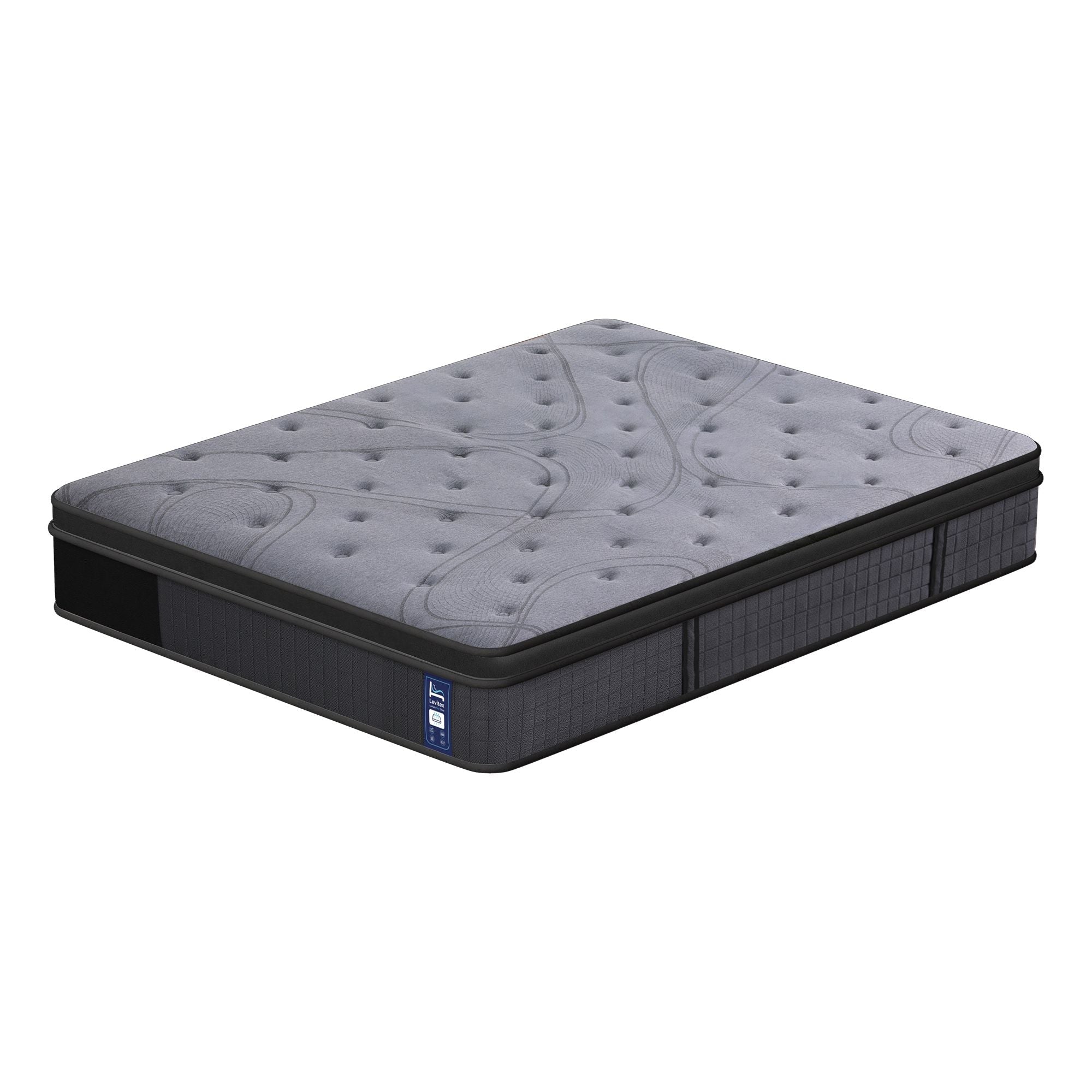 Double Mattress 33 cm 7 - Zone Pocket Spring 8.0 Extra Firm with Dual - Row Edge Support & Breathable Knit Cover - Furniture > Mattresses > Double Mattress - Rivercity House & Home Co. (ABN 18 642 972 209) - Affordable Modern Furniture Australia