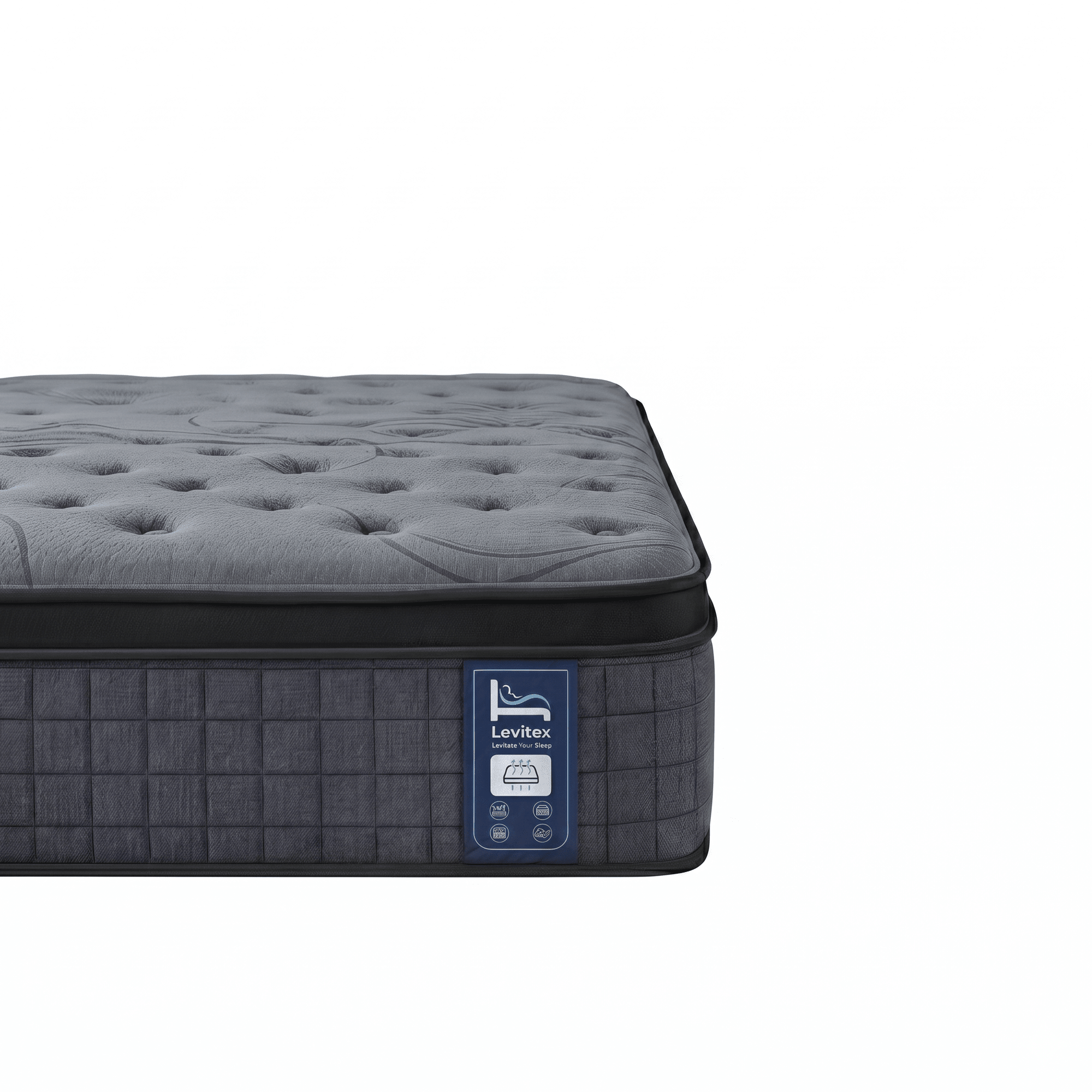 Double Mattress 33 cm 7 - Zone Pocket Spring 8.0 Extra Firm with Dual - Row Edge Support & Breathable Knit Cover - Furniture > Mattresses > Double Mattress - Rivercity House & Home Co. (ABN 18 642 972 209) - Affordable Modern Furniture Australia