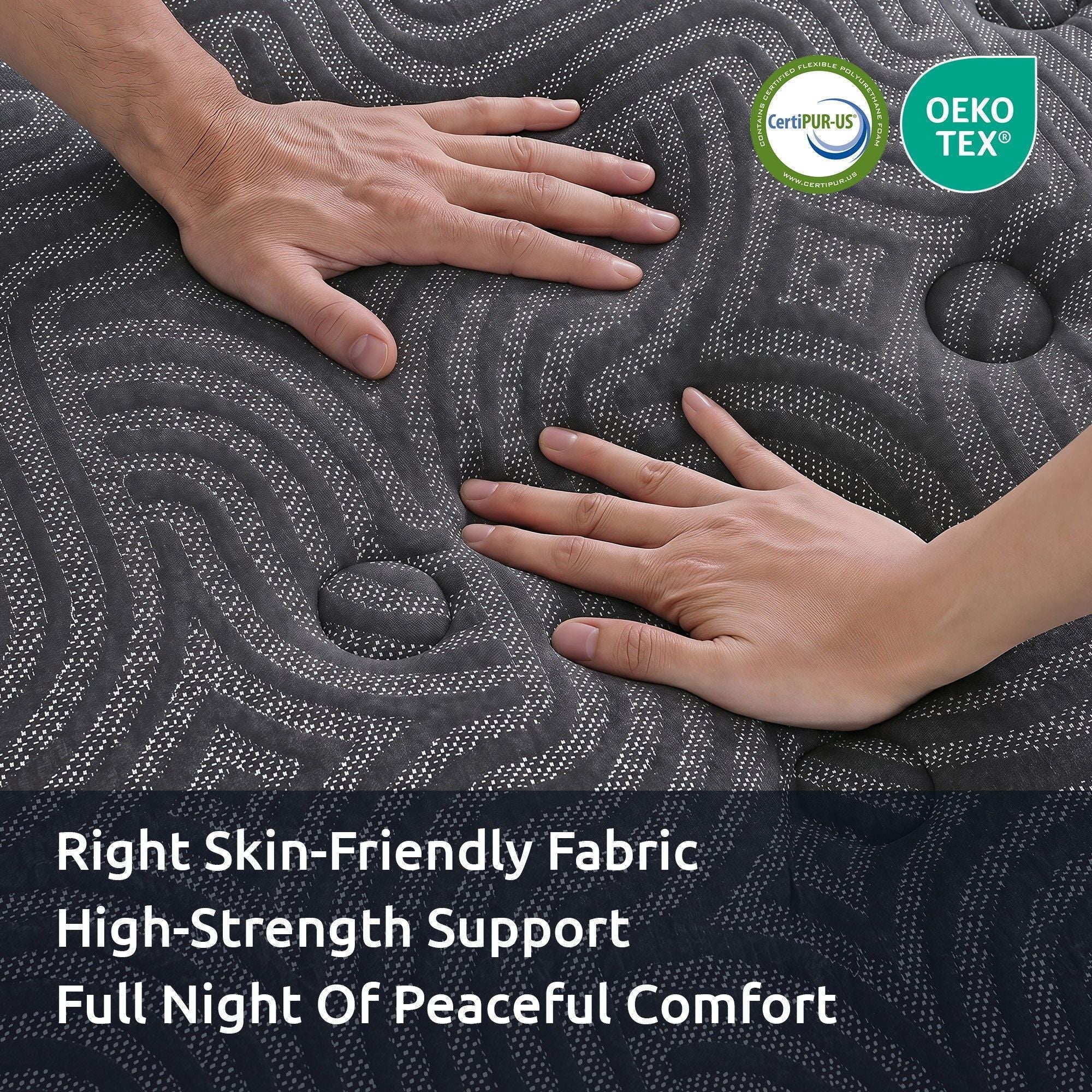 Double Mattress 34 cm 5 - Zone Pressure Relief Pocket Spring with Reinforced Edge Support & Breathable Gel Memory Foam Hybrid Mattress - Furniture > Mattresses > Double Mattress - Rivercity House & Home Co. (ABN 18 642 972 209) - Affordable Modern Furniture Australia