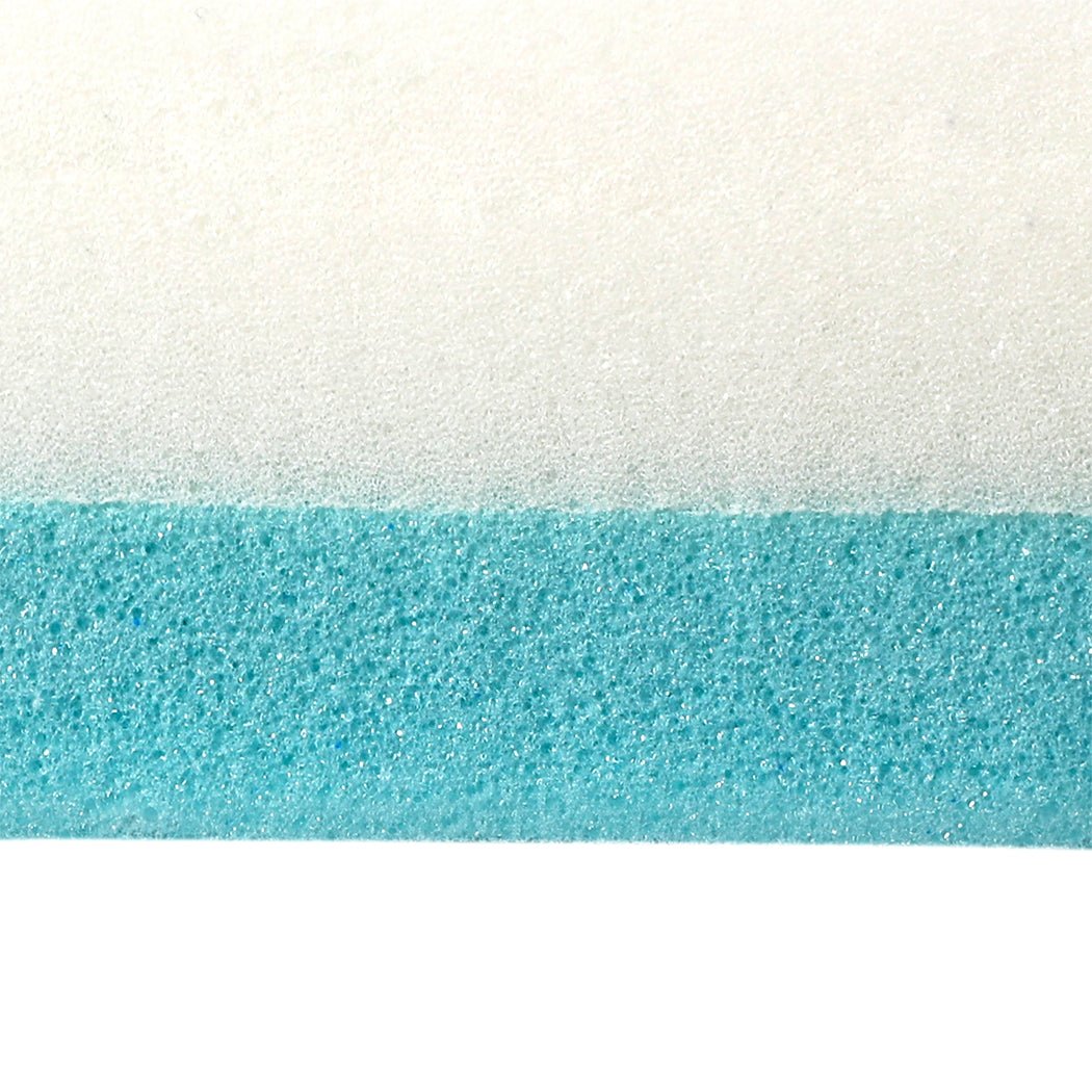 Double Memory Foam Mattress Topper All Season with Anti - Slip - White & Grey - Rivercity House & Home Co. (ABN 18 642 972 209) - Affordable Modern Furniture Australia