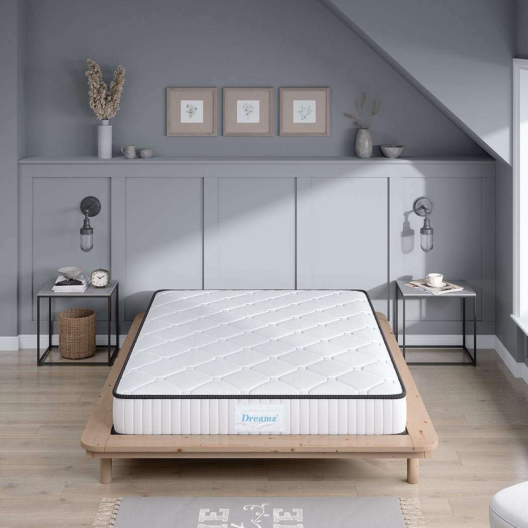 Double Pocket Spring Mattress Bed - Medium Firm - Rivercity House & Home Co. (ABN 18 642 972 209) - Affordable Modern Furniture Australia