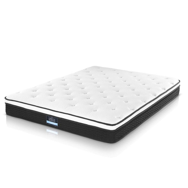 Double Size | Bonita Euro Top Bonnell Spring Mattress (Medium Firm) - Rivercity House & Home Co. (ABN 18 642 972 209) - Affordable Modern Furniture Australia