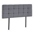 Double Size | Deluxe Fabric Headboard Bedhead (Grey)