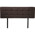 Double Size | Deluxe Headboard Bedhead (Brown)