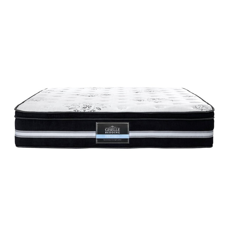 Double Size | Donegal Euro Top Cool Gel Pocket Spring Mattress (Medium Firm) - Rivercity House & Home Co. (ABN 18 642 972 209) - Affordable Modern Furniture Australia