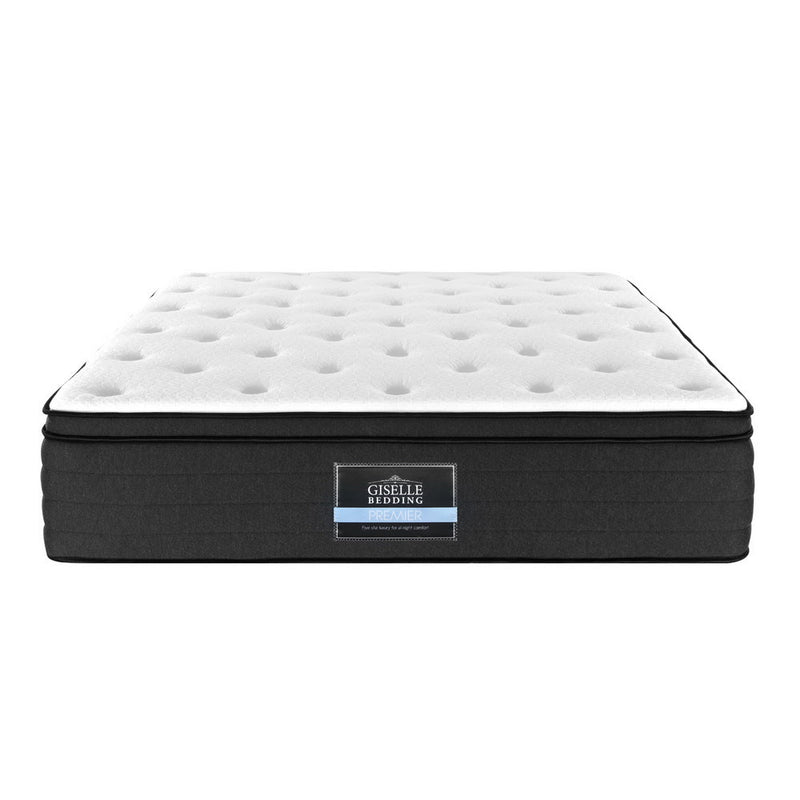 Double Size | Eve Euro Top Pocket Spring Mattress (Medium Firm) - Rivercity House & Home Co. (ABN 18 642 972 209) - Affordable Modern Furniture Australia