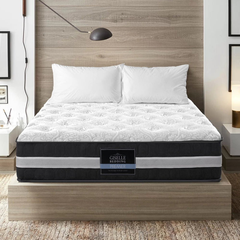 Double Size | Lotus Tight Top Pocket Spring Mattress (Medium Firm) - Rivercity House & Home Co. (ABN 18 642 972 209) - Affordable Modern Furniture Australia