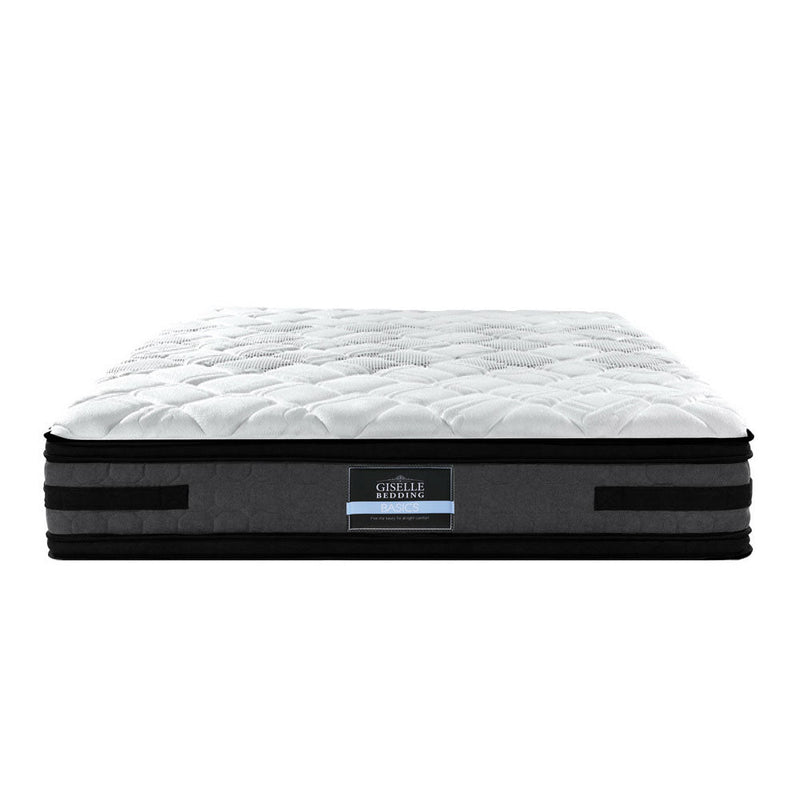 Double Size | Luna Euro Top Cool Gel Pocket Spring Mattress (Medium Firm) - Rivercity House & Home Co. (ABN 18 642 972 209) - Affordable Modern Furniture Australia