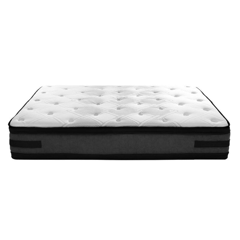 Double Size | Luna Euro Top Cool Gel Pocket Spring Mattress (Medium Firm) - Rivercity House & Home Co. (ABN 18 642 972 209) - Affordable Modern Furniture Australia