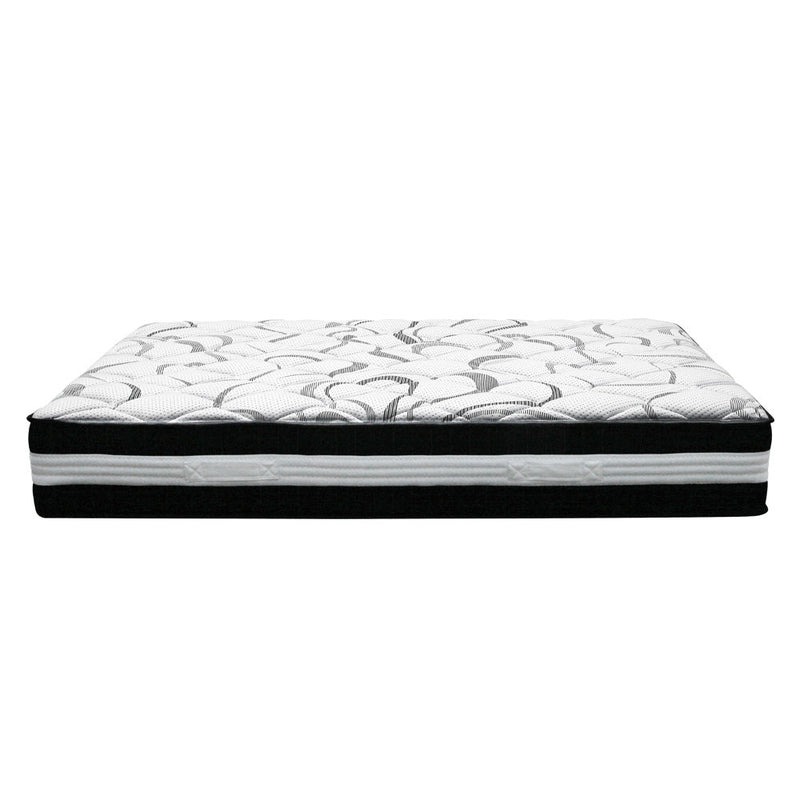 Double Size | Mykonos Euro Top Pocket Spring Mattress (Medium Firm) - Rivercity House & Home Co. (ABN 18 642 972 209) - Affordable Modern Furniture Australia