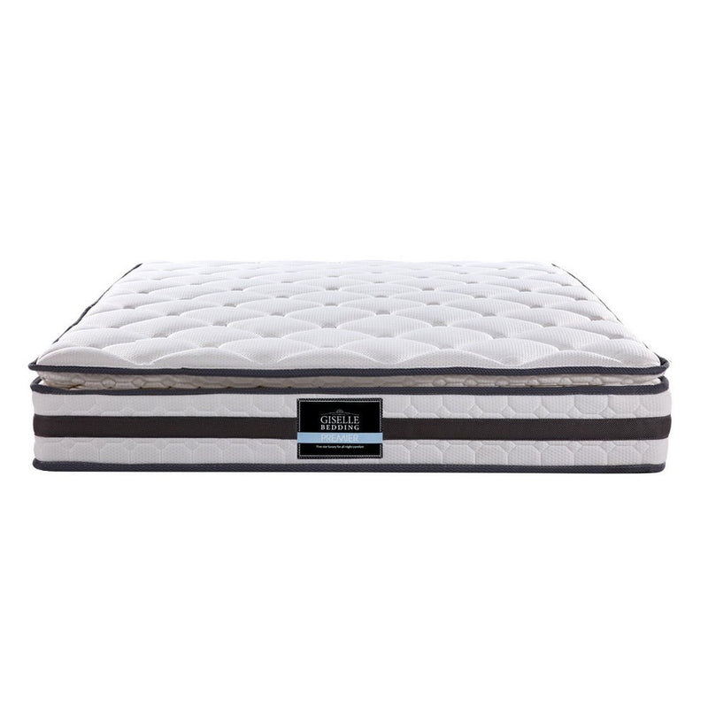 Double Size | Normay Bonnell Spring Pillow Top Mattress (Medium Firm) - Rivercity House & Home Co. (ABN 18 642 972 209) - Affordable Modern Furniture Australia