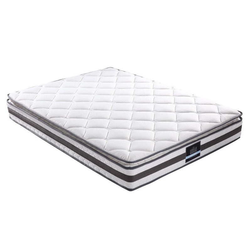 Double Size | Normay Bonnell Spring Pillow Top Mattress (Medium Firm) - Rivercity House & Home Co. (ABN 18 642 972 209) - Affordable Modern Furniture Australia