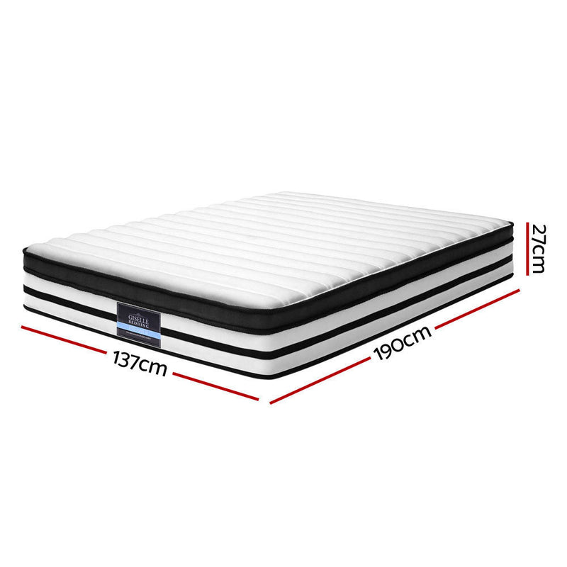 Double Size | Rostock Euro Top Pocket Spring Mattress (Medium) - Rivercity House & Home Co. (ABN 18 642 972 209) - Affordable Modern Furniture Australia