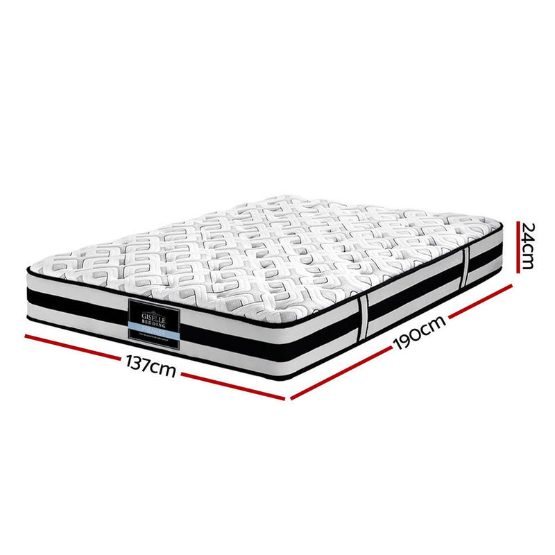 Double Size | Rumba Tight Top Pocket Spring Mattress (Ultra Firm) - Rivercity House & Home Co. (ABN 18 642 972 209) - Affordable Modern Furniture Australia