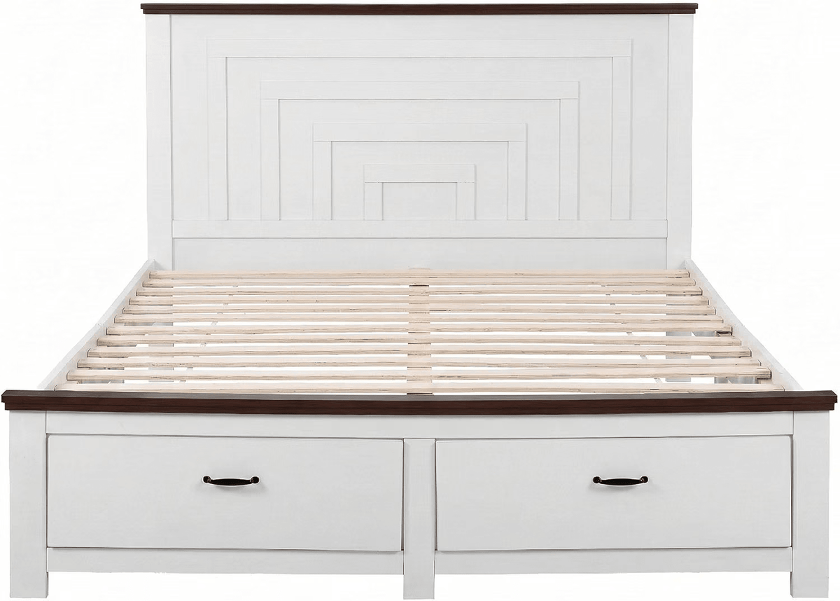 Double Wooden Bed Frame with 2 Bedside Tables Bedroom Furniture Set - Furniture > Bedroom > Beds & Bed Frames - Rivercity House & Home Co. (ABN 18 642 972 209) - Affordable Modern Furniture Australia