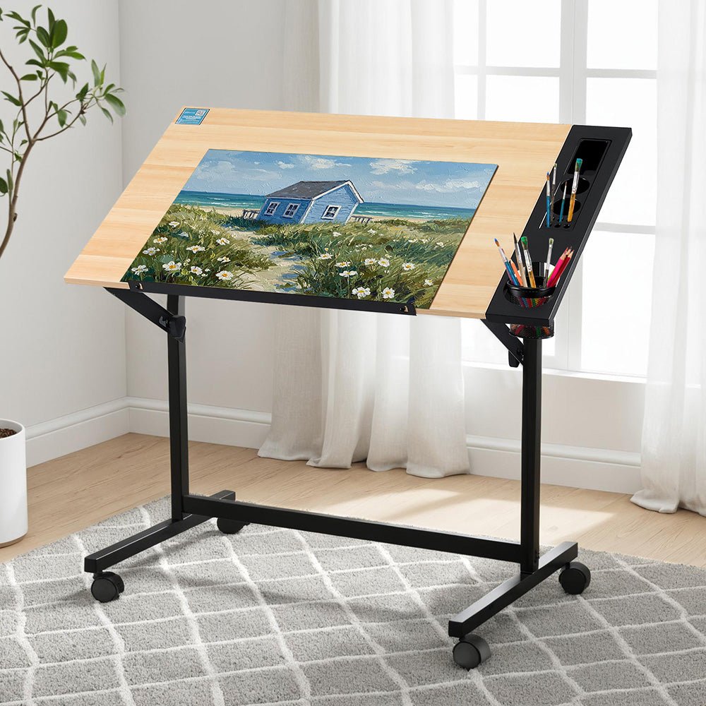 Drafting Table Drawing Desk Art Desk Multi - Functional Craft Drawing Table - Furniture > Office > Desks - Rivercity House & Home Co. (ABN 18 642 972 209) - Affordable Modern Furniture Australia