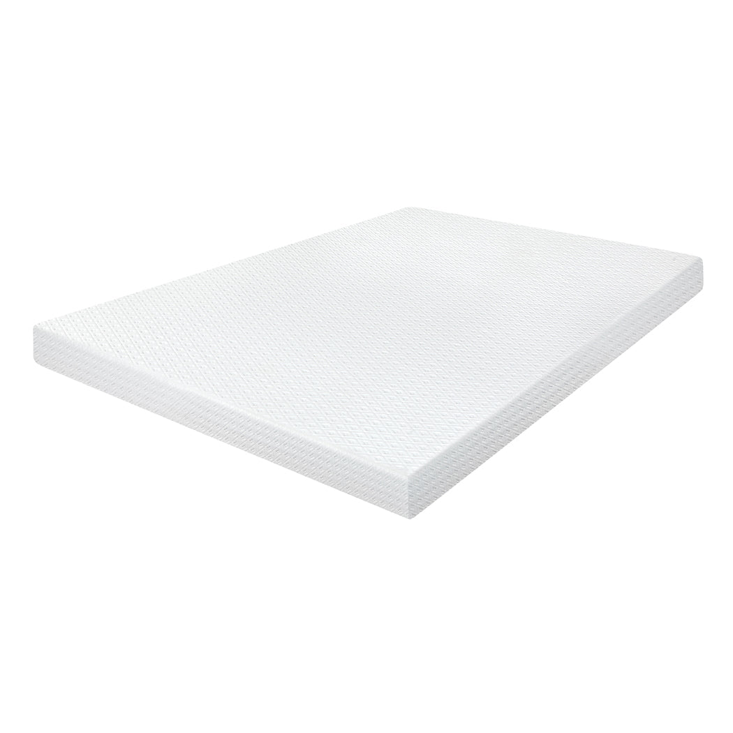 Dual - Layer 10cm Gel Bamboo Charcoal Memory Foam Mattress Topper - White - Rivercity House & Home Co. (ABN 18 642 972 209) - Affordable Modern Furniture Australia