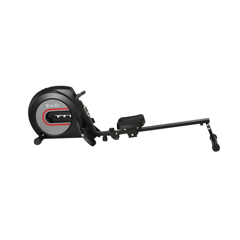 Elastic Rope Resistance Rowing Machine for Home Fitness Cardio - Black - Sports & Fitness > Exercise, Gym & Fitness > Exercise Bikes - Rivercity House & Home Co. (ABN 18 642 972 209) - Affordable Modern Furniture Australia