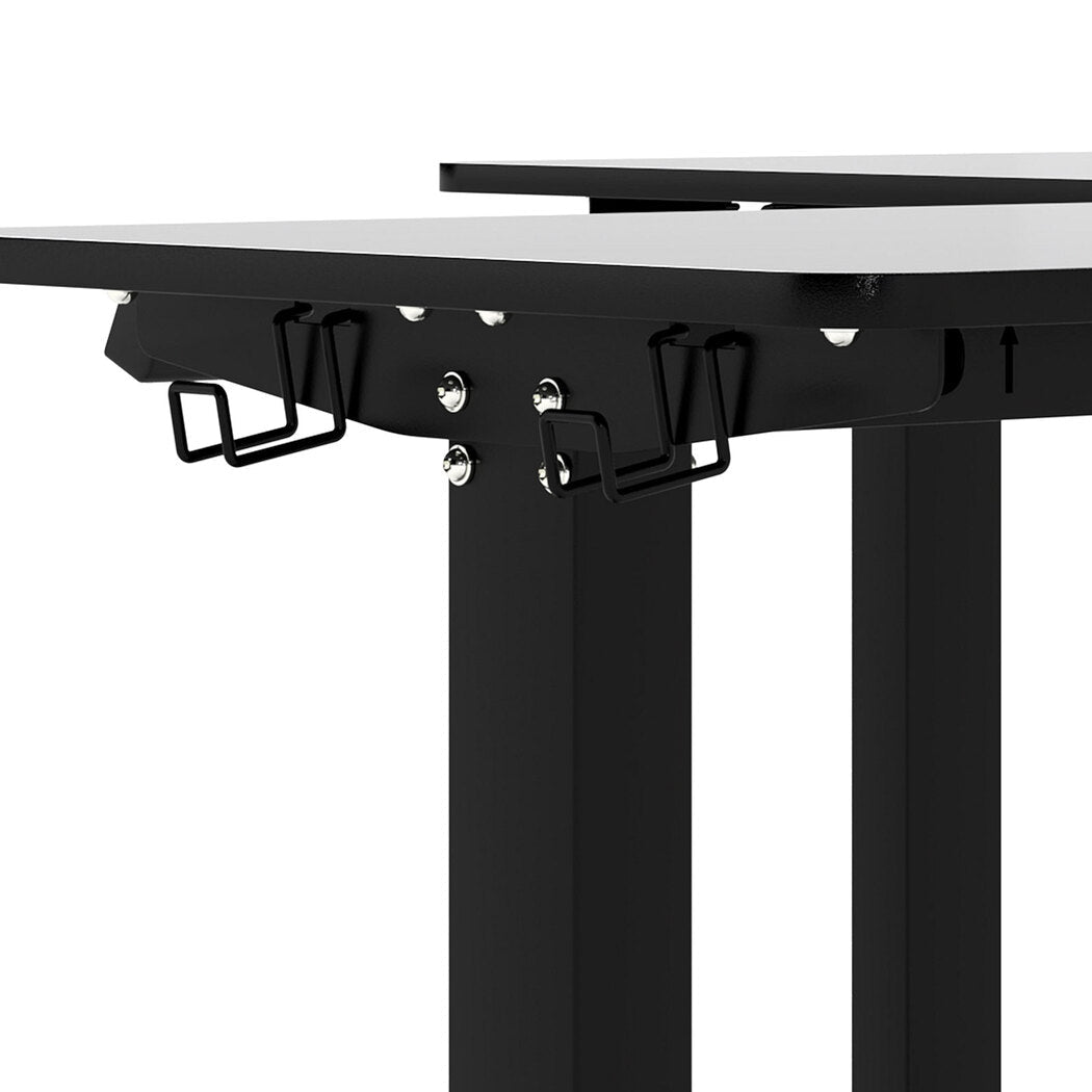 Electric Adjustable Height Standing Desk Table with Memory Function - Black - Rivercity House & Home Co. (ABN 18 642 972 209) - Affordable Modern Furniture Australia