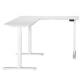 Electric Adjustable Height Standing Desk Table with Memory Function - White