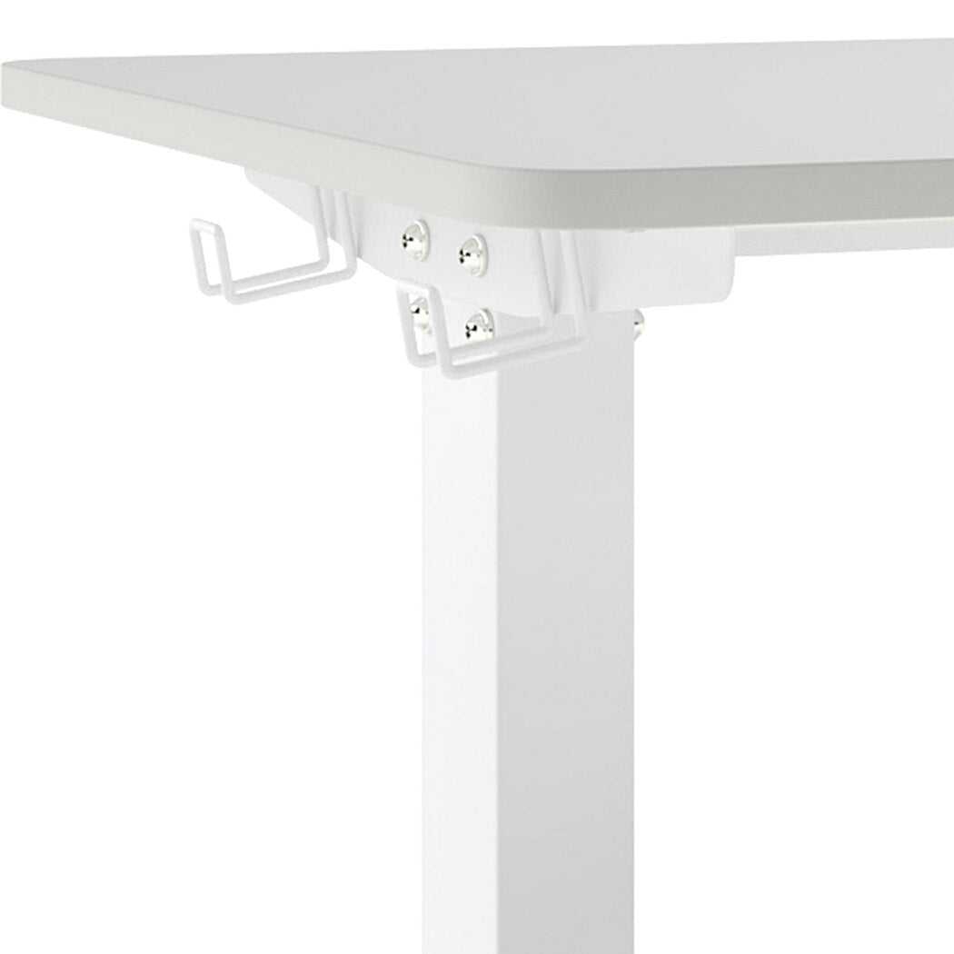Electric Adjustable Height Standing Desk Table with Memory Function - White - Rivercity House & Home Co. (ABN 18 642 972 209) - Affordable Modern Furniture Australia