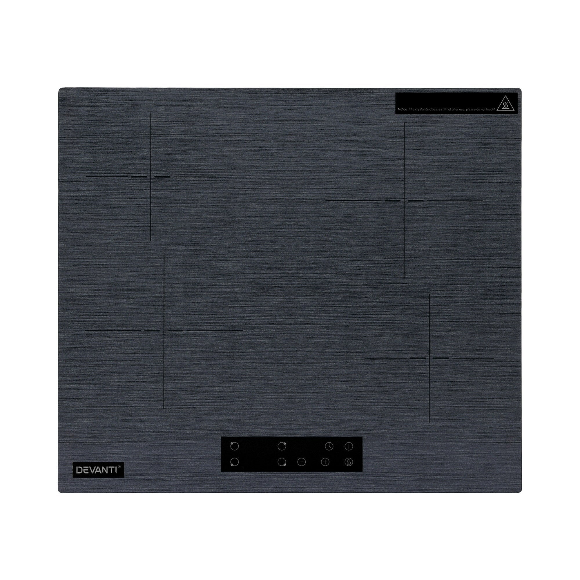 Electric Ceramic Cooktop 60cm Touch Control Grey - Appliances > Kitchen Appliances > Cooktops & Stoves - Rivercity House & Home Co. (ABN 18 642 972 209) - Affordable Modern Furniture Australia