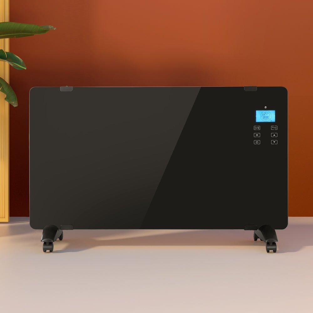 Electric Convection Heater Black 2000W - Appliances > Heaters - Rivercity House & Home Co. (ABN 18 642 972 209) - Affordable Modern Furniture Australia