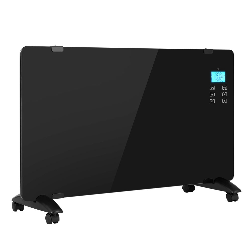 Electric Convection Heater Black 2000W - Appliances > Heaters - Rivercity House & Home Co. (ABN 18 642 972 209) - Affordable Modern Furniture Australia
