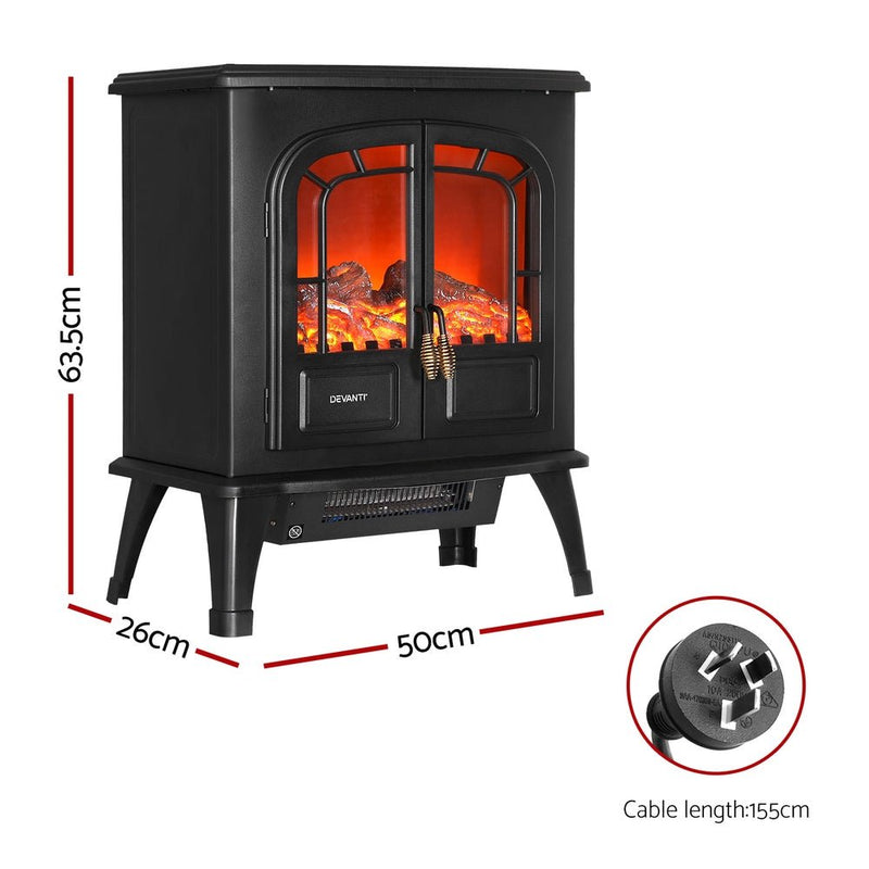 Electric Fireplace Fire Heaters 2000W - Appliances > Heaters - Rivercity House & Home Co. (ABN 18 642 972 209) - Affordable Modern Furniture Australia