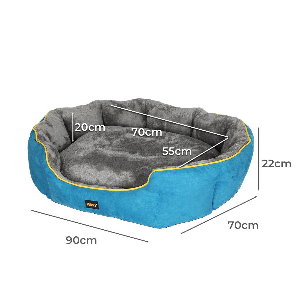 Electric Heated Pet Bed Large L - Blue - Rivercity House & Home Co. (ABN 18 642 972 209) - Affordable Modern Furniture Australia