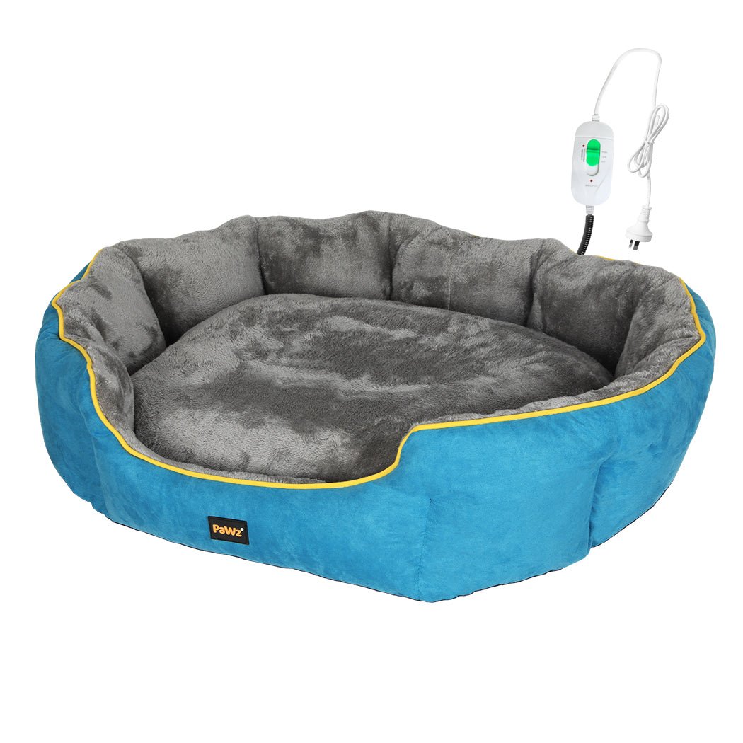 Electric Heated Pet Bed Medium Size - Blue - Rivercity House & Home Co. (ABN 18 642 972 209) - Affordable Modern Furniture Australia