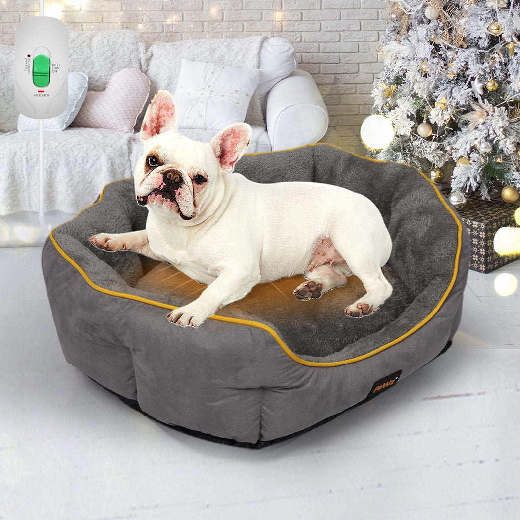 Electric Heated Pet Bed Small - Grey - Rivercity House & Home Co. (ABN 18 642 972 209) - Affordable Modern Furniture Australia