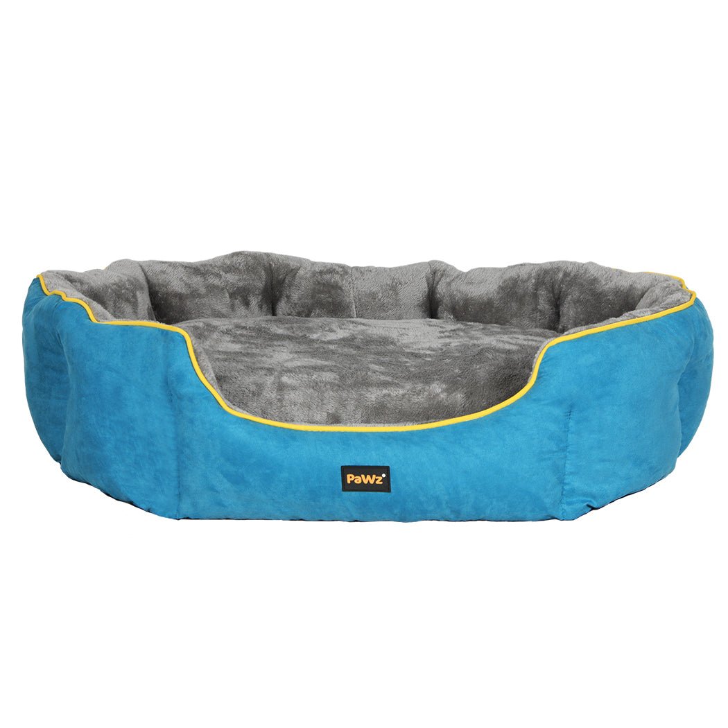 Electric Heated Pet Bed Small with Removable Cover and Bite - Resistant Cable - Blue - Rivercity House & Home Co. (ABN 18 642 972 209) - Affordable Modern Furniture Australia