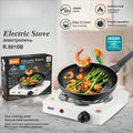 1000W Electric Heating Stove with Thermal Insulation and Closed Design - AU Plug