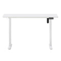 Electric Height Adjustable Standing Desk 110cm - White