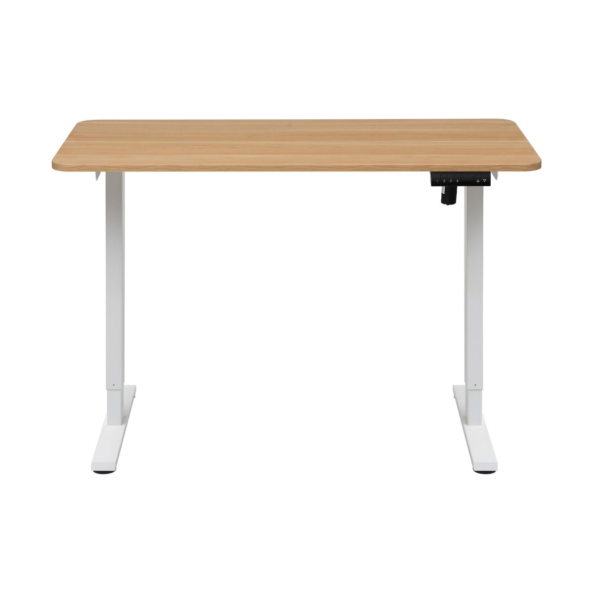 Electric Height Adjustable Standing Desk 120cm - Natural White - Furniture > Office > Desks - Rivercity House & Home Co. (ABN 18 642 972 209) - Affordable Modern Furniture Australia