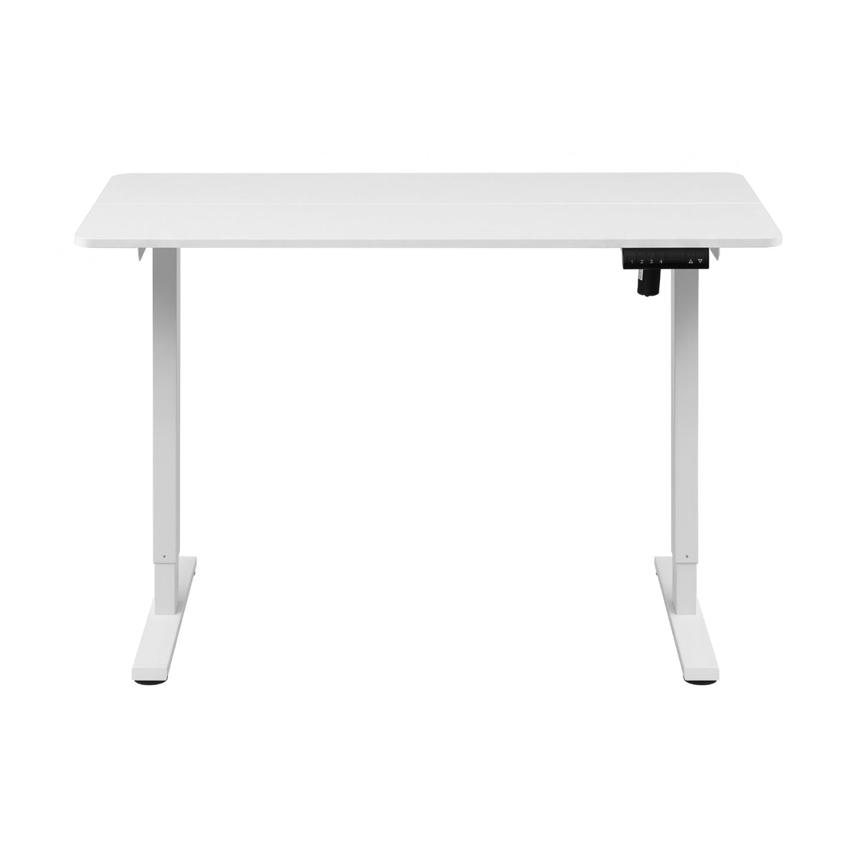 Electric Height Adjustable Standing Desk 120cm - White - Furniture > Office > Desks - Rivercity House & Home Co. (ABN 18 642 972 209) - Affordable Modern Furniture Australia