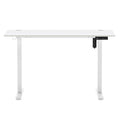 Electric Height Adjustable Standing Desk 120cm with Digital Controller - White